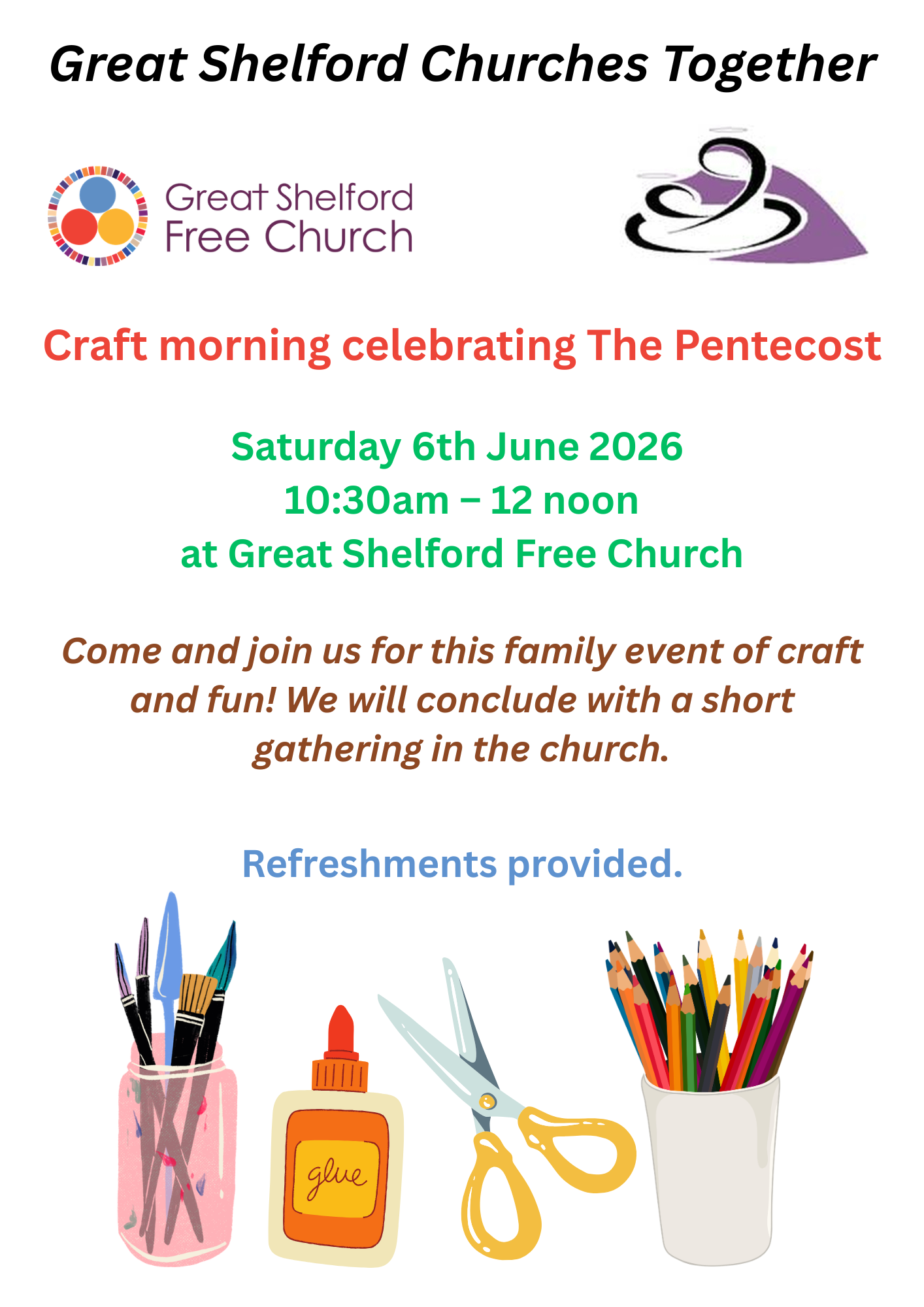 Craft event Pentecost