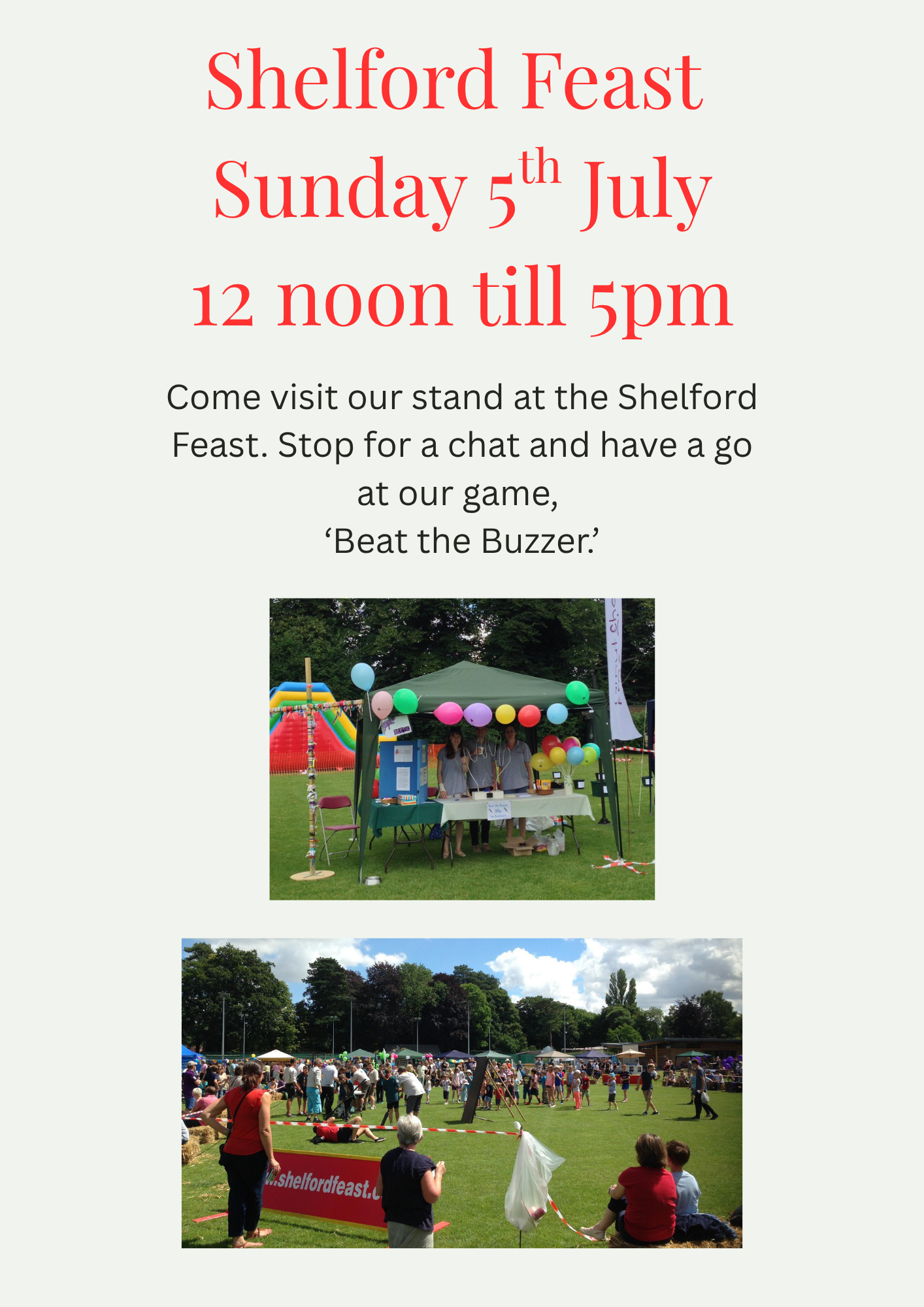 Shelford Feast - website
